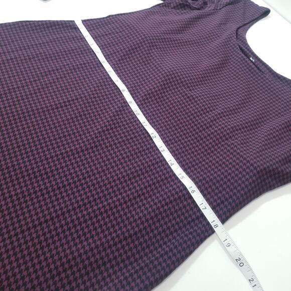 Hatch Purple Houndstooth Sheath Maternity Dress - Picture 8 of 12